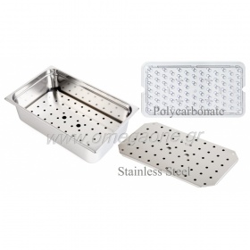 Perforated bottom for Gastronorm trays - Stainless steel and Polycarbonate