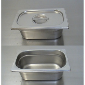 1/4 Stainless Steel Gastronorm Container Pans