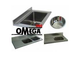 Commercial Stainless Steel Sink and Bowl 