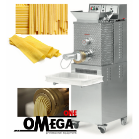 Pasta Machines Only Stainless Steel Body, with Electronic Cutter, Sleeve with Water Cooling Unit, Hopper and Fan TR110/S