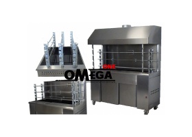 Professional Wood fired rotisseries -Spit movement 