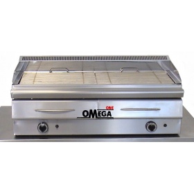 Heavy Duty Gas Vapour Chargrill -2 Burners 1110x530x340 mm