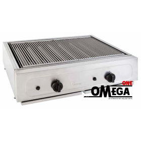 Professional Gas Vapour Chargrill -2 Burners 820x700x200 mm
