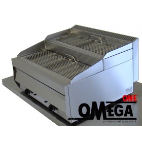 Double Gas Vapour Chargrill 770x700x300/46Υ mm 
