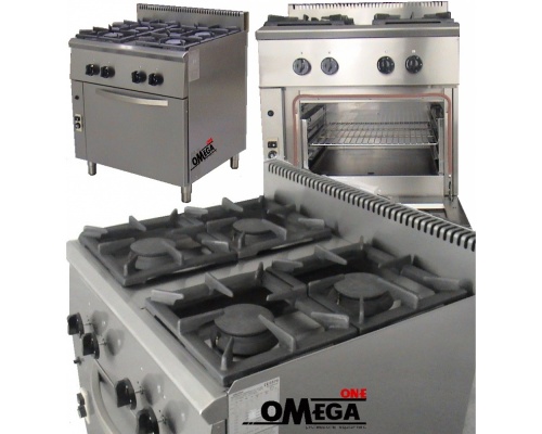 Four Burner Gas Cook Top On Gas Oven 204E