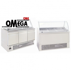 Refrigerated Fish Display Counter with Keepers 1340x700x1200 mm
