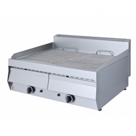 Heavy Duty Gas Vapour Chargrill -2 Burners 765x700x300/460 mm 