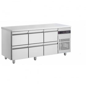 Refrigerated Counters with 6 Drawers dim. 1790x700x870 mm PNN229/6S