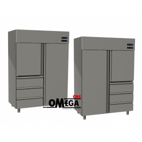 Kühlschranks 1315 Ltr 2 Türen 3 Schubladen abmessungen 1420x800x2035 mm 