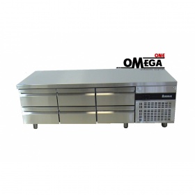 Refrigerated Counters with 6 Drawers dim. 1790x700x620 mm PWN33