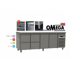 Refrigerated Counters wIth 4 Drawers 2 Doors dim. 2270x700x865 mm Series 70