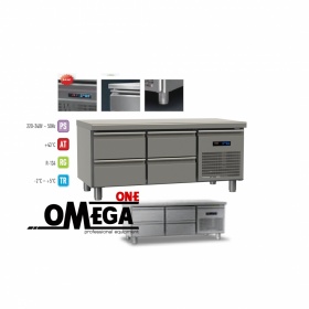Refrigerated Counters wIth 4 Drawers dim. 1370x700x640 mm Series 70