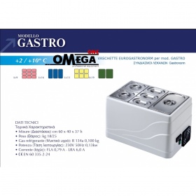 Counter Top Display Fridge dim. 600x400x370 mm mod. GASTRO