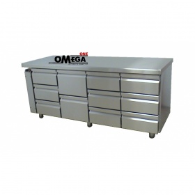 10 Drawer Refrigerated Counter dim. 1950x700x850 mm