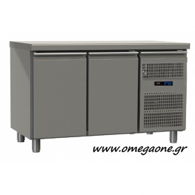 2 Doors Refrigerated Counter dim. 1450x700x865 mm Series 70 -Omega One
