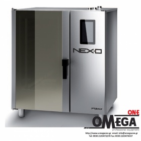 Φούρνος Μαγειρικής -7 GN 1/1 Κυκλοθερμικός Ηλεκτρικός Combi Direct Steam Πάνελ Αφής Αυτόματη Πλύση, NEXO NDE-107-HS