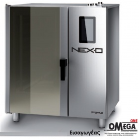Gas Heißluftofen für Bäckerei und Beschwadung 6 blech 400x600 mm NEXO NDG-606-HS