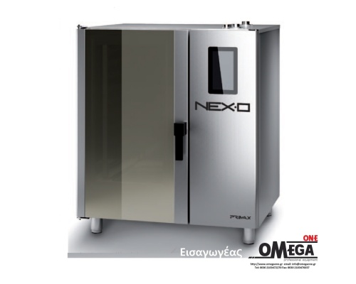Μαγειρικής Κυκλοθερμικός Αερίου Combi Direct Steam Πάνελ Αφής  -10 GN 1/1 NEXO NDG-110-HS