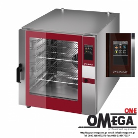 PRIMAX 7 trays 400x600 mm Gas Convection and Direct Steam Touch panel Oven for Pastry PLUS TDG-607-HD