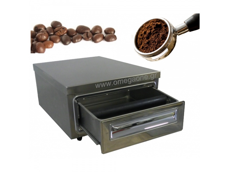 Single Coffee Grounds Drawer. Coffee Drawer base made of stainless