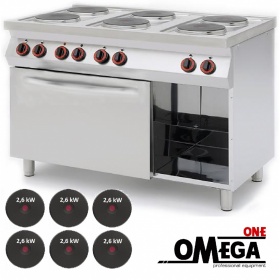 6 Ring Electric Range + Electric Convection Oven