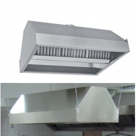 Commercial kitchen extraction canopy