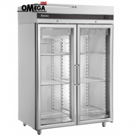 Refrigerators Upright 2 Opening Glass Door Chiller 