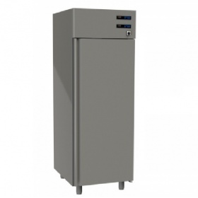 GINOX 1 Door Upright Conservation Stainless Steel 