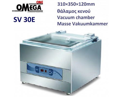 Vacuum SV 30E θάλαμος κενού: 310x350x120 mm