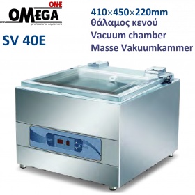 Vacuum SV 40E θάλαμος κενού: 410x450x220 mm